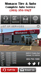 Mobile Screenshot of monacotireandautorepair.com